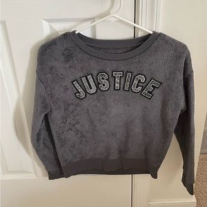 Dark Gray Justice Sweater